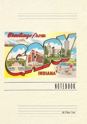 Vintage Lined Notebook Greetings from Gary