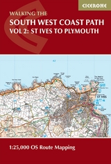 South West Coast Path Map Booklet - Vol 2: St Ives to Plymouth - Paddy Dillon