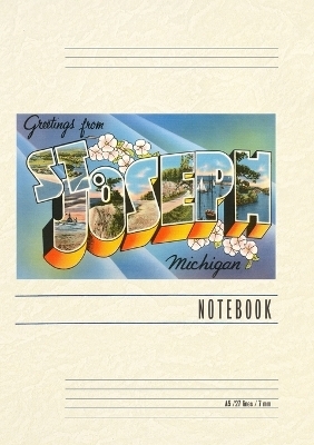 Vintage Lined Notebook Greetings from St. Joseph