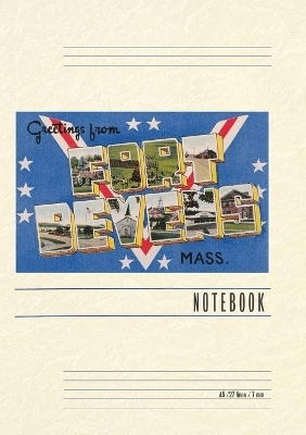 Vintage Lined Notebook Greetings from Fort Devens, Mass