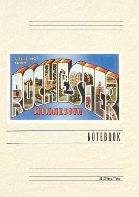 Vintage Lined Notebook Greetings from Rochester