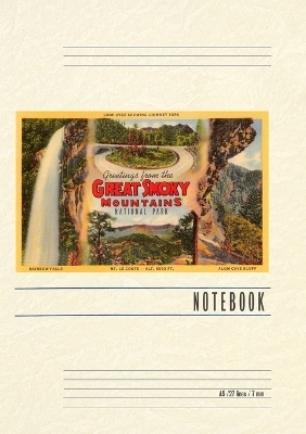 Vintage Lined Notebook Greetings from Great Smoky Mountains