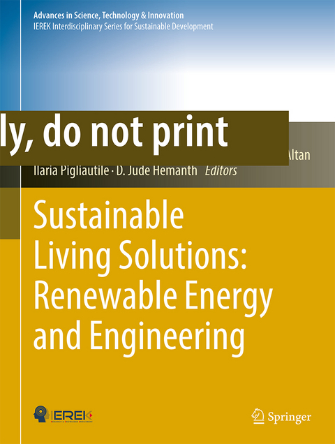 Sustainable Living Solutions: Renewable Energy and Engineering - 