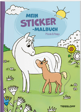 Mein Sticker-Malbuch. Pferde & Ponys