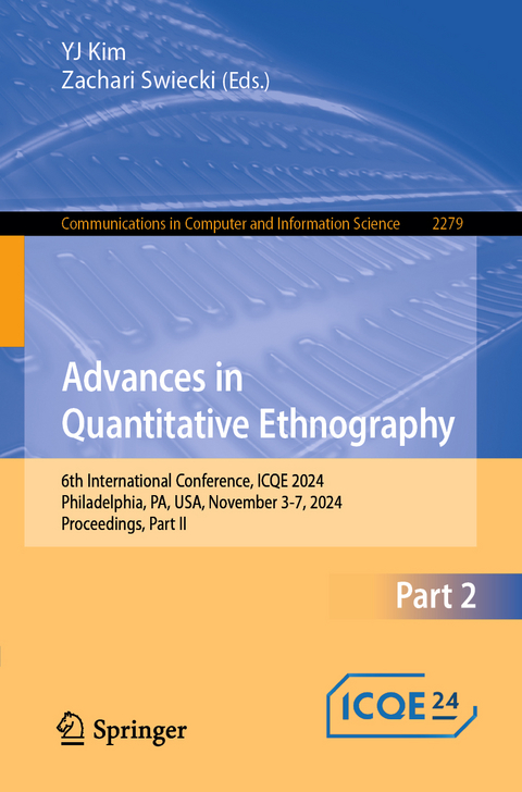 Advances in Quantitative Ethnography - 