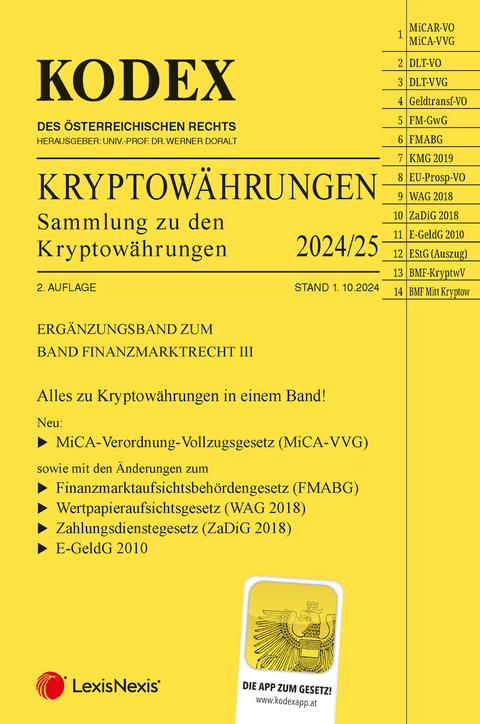 Kodex Kryptowährungen 2024/25 - 