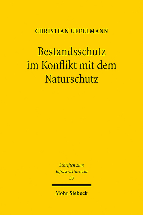 Bestandsschutz im Konflikt mit dem Naturschutz - Christian Uffelmann