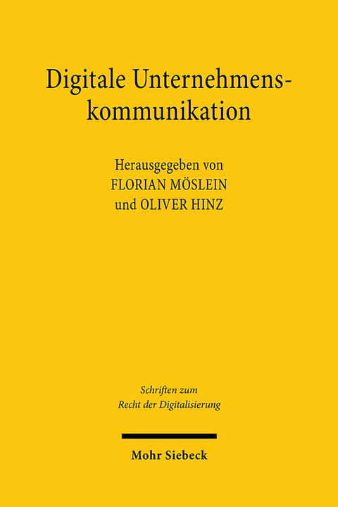 Digitale Unternehmenskommunikation - 