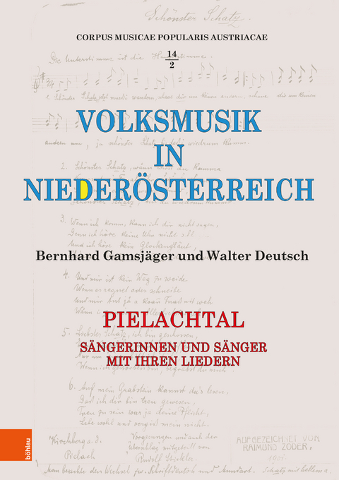 Volksmusik in Niederösterreich. Pielachtal - Bernhard Gamsjäger, Walter Deutsch