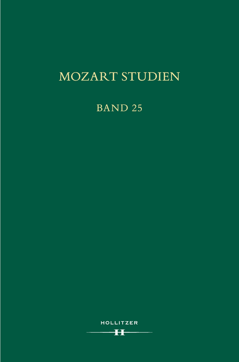 Mozart Studien Band 25 - 