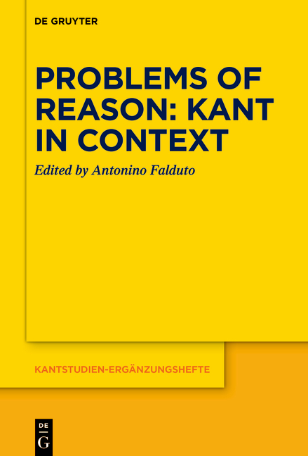 Problems of Reason: Kant in Context - 