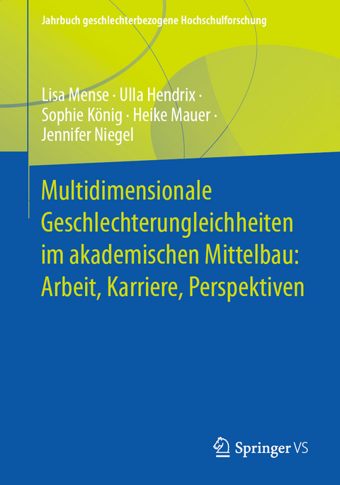 Multidimensionale Geschlechterungleichheiten im akademischen Mittelbau: Arbeit, Karriere, Perspektiven - Lisa Mense, Ulla Hendrix, Sophie König, Heike Mauer, Jennifer Niegel