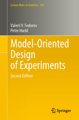 Model-Oriented Design of Experiments - Fedorov, Valerii V.; Hackl, Peter