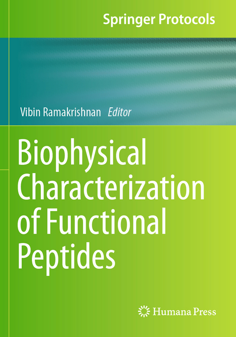 Biophysical Characterization of Functional Peptides - 