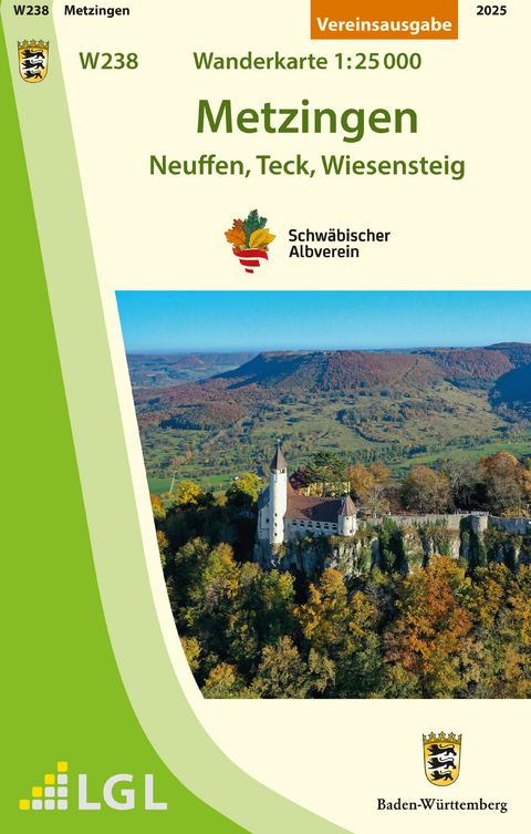 W238 Metzingen - Neuffen, Teck, Wiesensteig