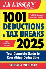 J.K. Lasser's 1001 Deductions & Tax Breaks 2025 - Weltman, Barbara