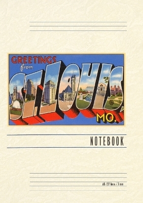 Vintage Lined Notebook Greetings from St. Louis