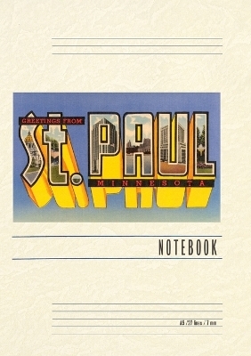 Vintage Lined Notebook Greetings from St. Paul