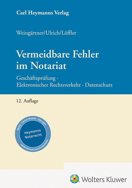 Vermeidbare Fehler im Notariat