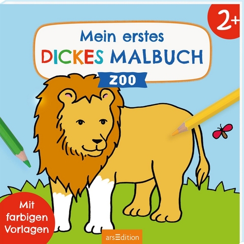 Mein erstes dickes Malbuch ab 2 – Zoo