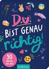 Du bist genau richtig! – 50 Karten für dich - Natalie Buchholz