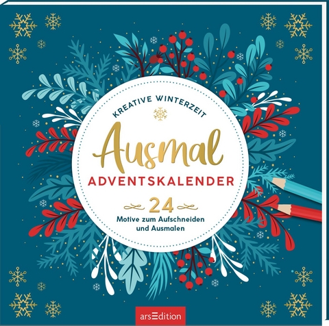 Ausmal-Adventskalender – Kreative Winterzeit