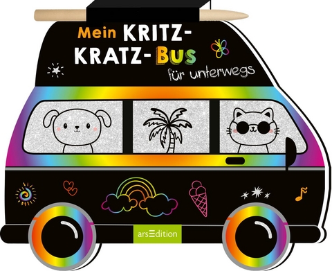 Mein Kritzkratz-Bus für unterwegs