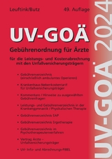 UV-GOÄ Gebührenordnung für Ärzte für die Leistungs- und Kostenabrechnung mit den Unfallversicherungsträgern incl. Abrechnungsfibel + CD - Leuftink, Detlef