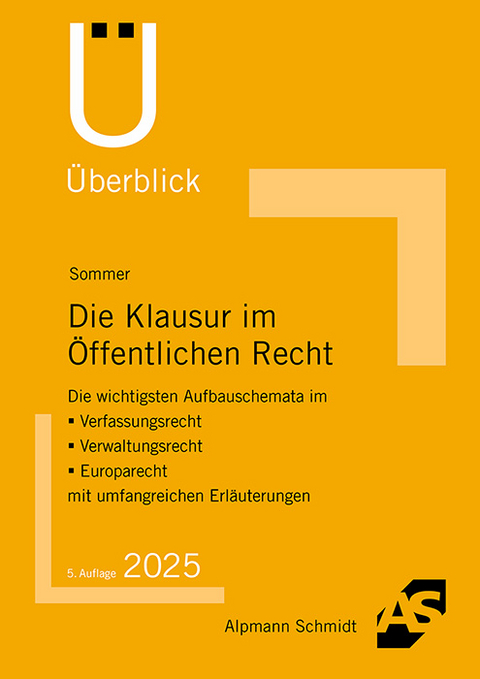 Die Klausur im Öffentlichen Recht - Christian Sommer