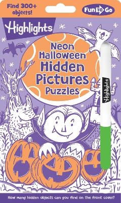 Halloween Neon Hidden Pictures Puzzles - 