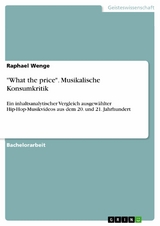 "What the price". Musikalische Konsumkritik - Raphael Wenge