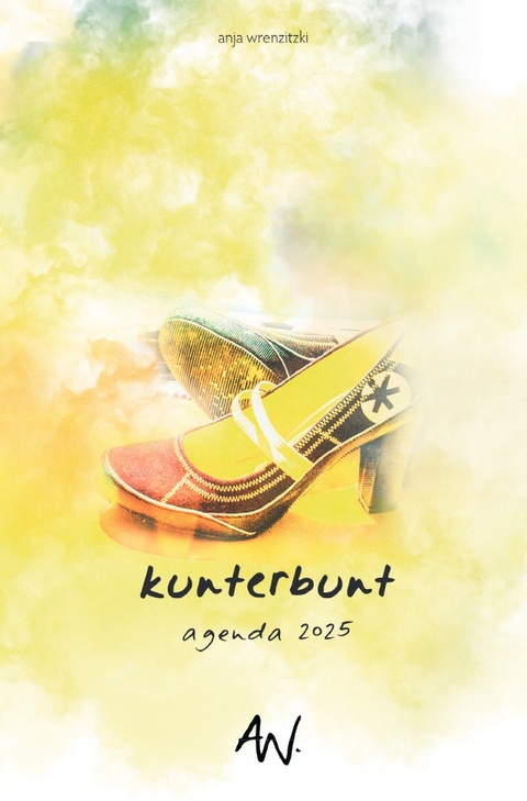 Kalenderbuchreihe "AGENDA" / kunterbunt 2025 (Softcover) - Anja Wrenzitzki