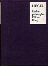 Vorlesungen über Rechtsphilosophie 1818-1831 / Band 1 - Georg Wilhelm Friedrich Hegel