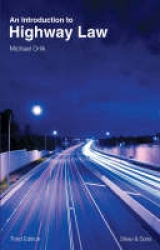 An Introduction to Highway Law - Orlik, Michael