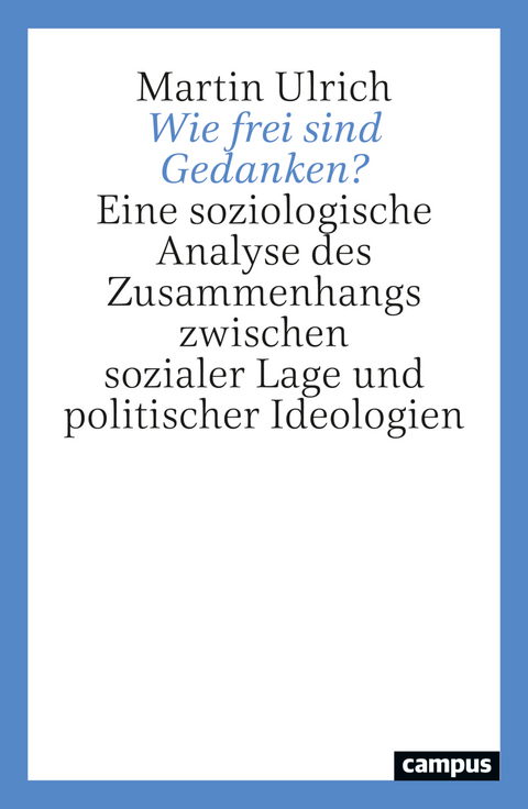 Wie frei sind Gedanken? - Martin Ulrich