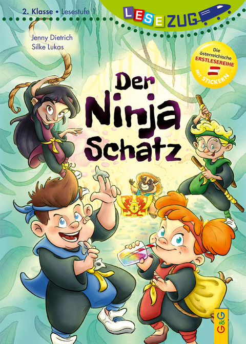 LESEZUG/2. Klasse - Lesestufe 1: Der Ninja-Schatz - Jenny Dietrich