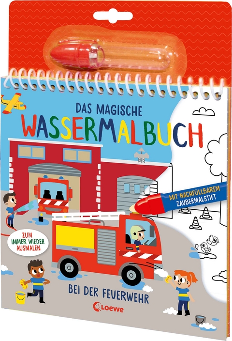 Das magische Wassermalbuch - Bei der Feuerwehr