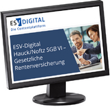 ESV-Digital Hauck/Noftz SGB VI - Gesetzliche Rentenversicherung - Jahresabonnement bei Kombibezug Print und Datenbank - 