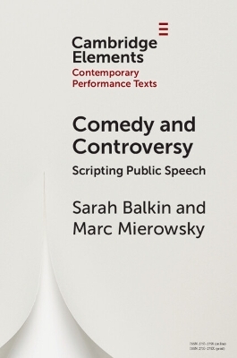 Comedy and Controversy - Sarah Balkin, Marc Mierowsky