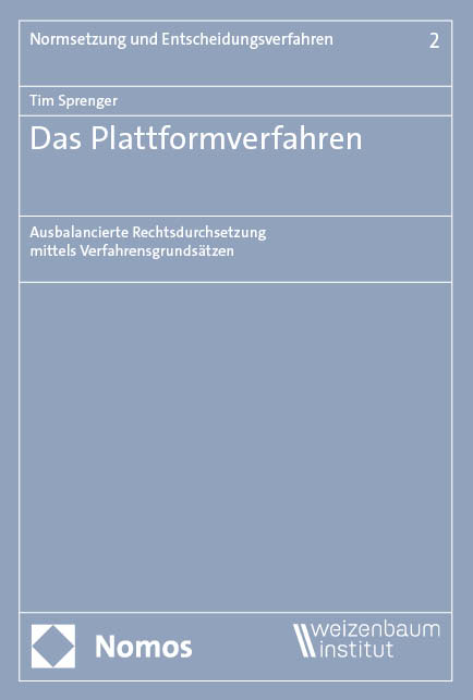 Das Plattformverfahren - Tim Sprenger