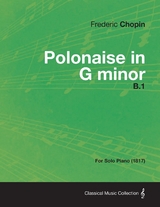 Polonaise in G minor B.1 - For Solo Piano (1817) - Frédéric Chopin