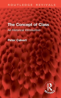 The Concept of Class - Peter Calvert