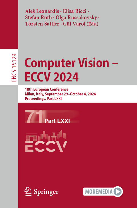 Computer Vision – ECCV 2024 - 