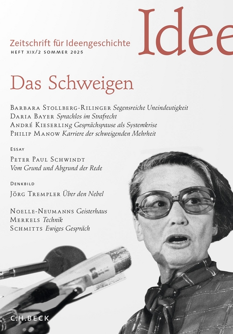 Zeitschrift für Ideengeschichte Heft XIX/2 Sommer 2025 - 