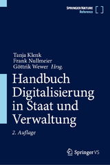 Handbuch Digitalisierung in Staat und Verwaltung - Klenk, Tanja; Nullmeier, Frank; Wewer, Göttrik