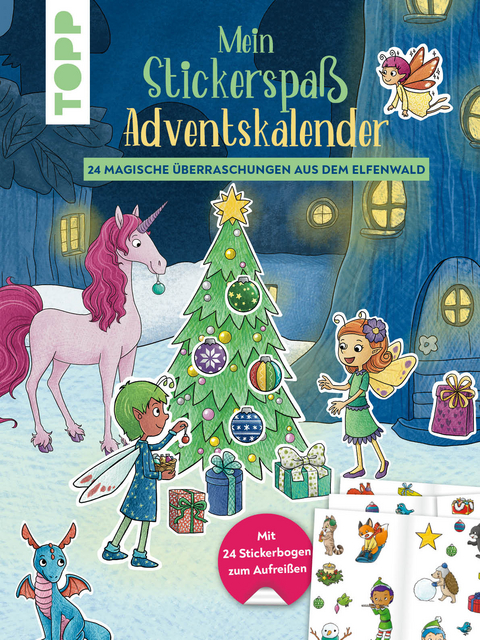 Mein Stickerspaß-Adventskalender - Mimi Hecher