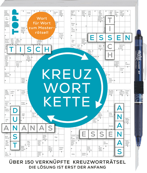 Die Kreuzwortkette – 150 verknüpfte Kreuzworträtsel: Die Lösung ist erst der Anfang -  Frechverlag