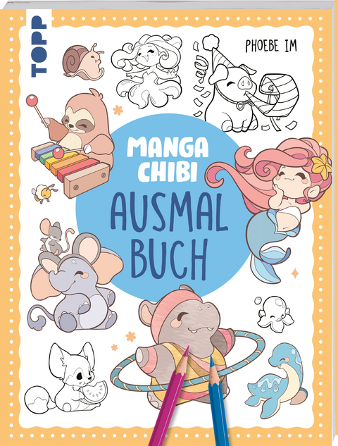 Manga Chibi Ausmalbuch - Phoebe Im