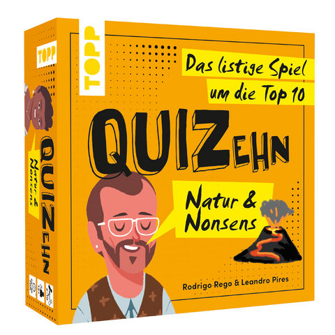 QUIZehn - Natur & Nonsens. Das listige Spiel um die Top 10 - Rodrigo Rego, Leandro Pires