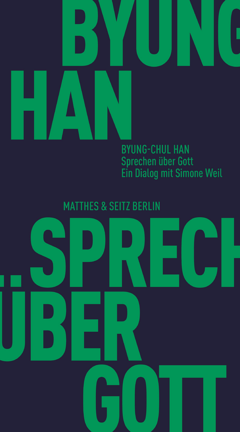 Sprechen über Gott - Byung-Chul Han